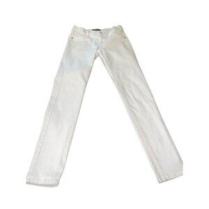 JAMES JEANS Women's Size 27 Waist Twiggy Jeans Frost White Skinny Jeans USA Made